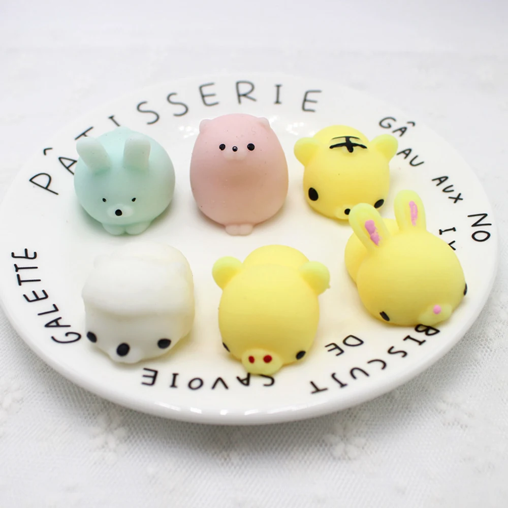 

Cute Animal Squishy Toys Antistress Vent Ball Squeeze Mochi Decompression Toy Soft Sticky Squishi Stress Relief Fidget Toys Gift