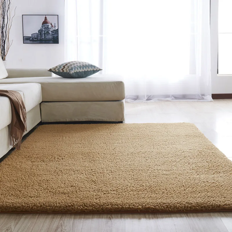 Khaki 120*160 см Гостиная области Ковры большой Размеры Коврики противоскользящие Спальня Ковры Чай Таблица Ковры S Спальня коврики S домашний текстиль мягкой ковровые дорожки - Цвет: Khaki