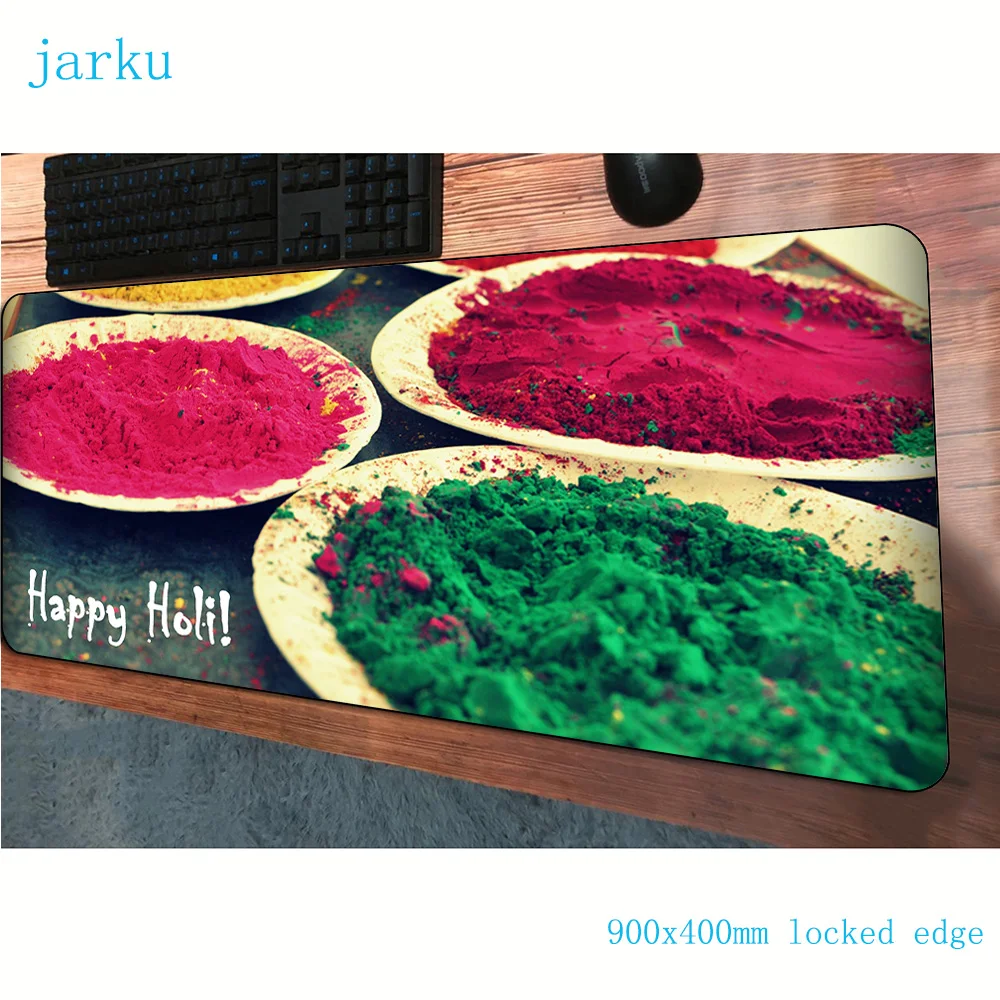 

Holi Colors mousepad 700x400x3mm best Computer mouse mat gamer gamepad gamer Cartoon gaming mousemat pad office padmouse