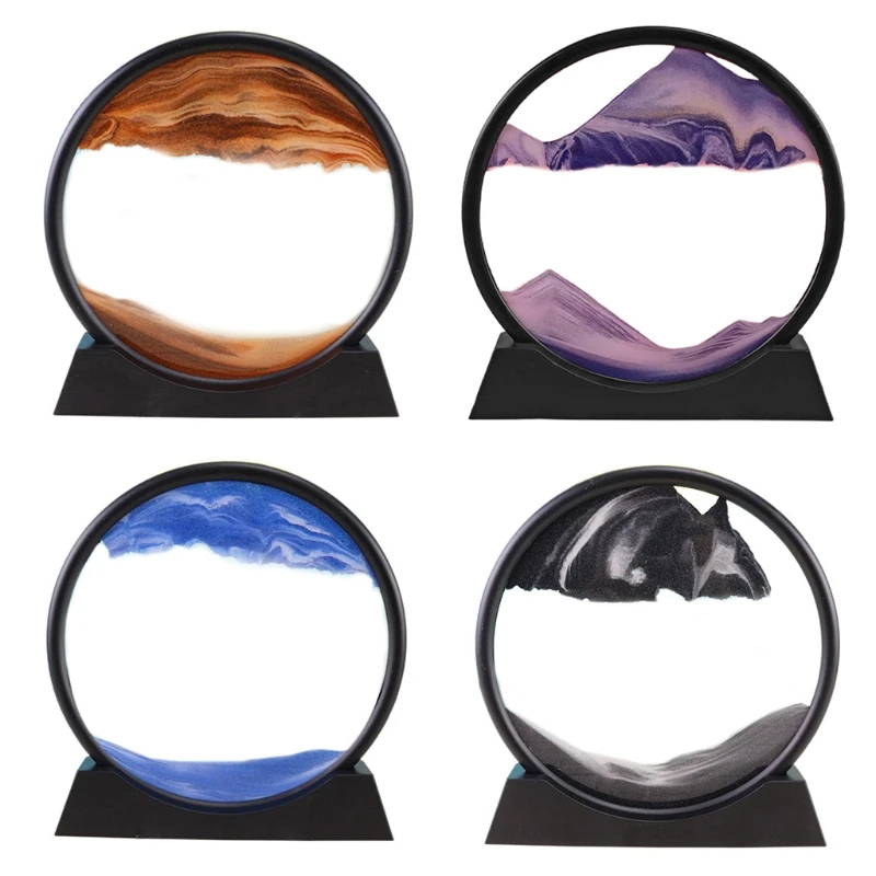 Настенная картина 3d песочные часы движущийся песок художественная | Дом и сад