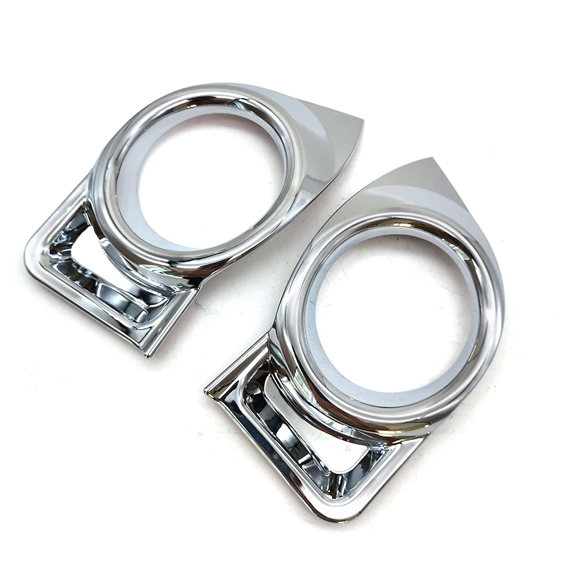 

Car Front Fog Light Lamp Cover Trim Chrome For Toyota Highlander 2014-2016