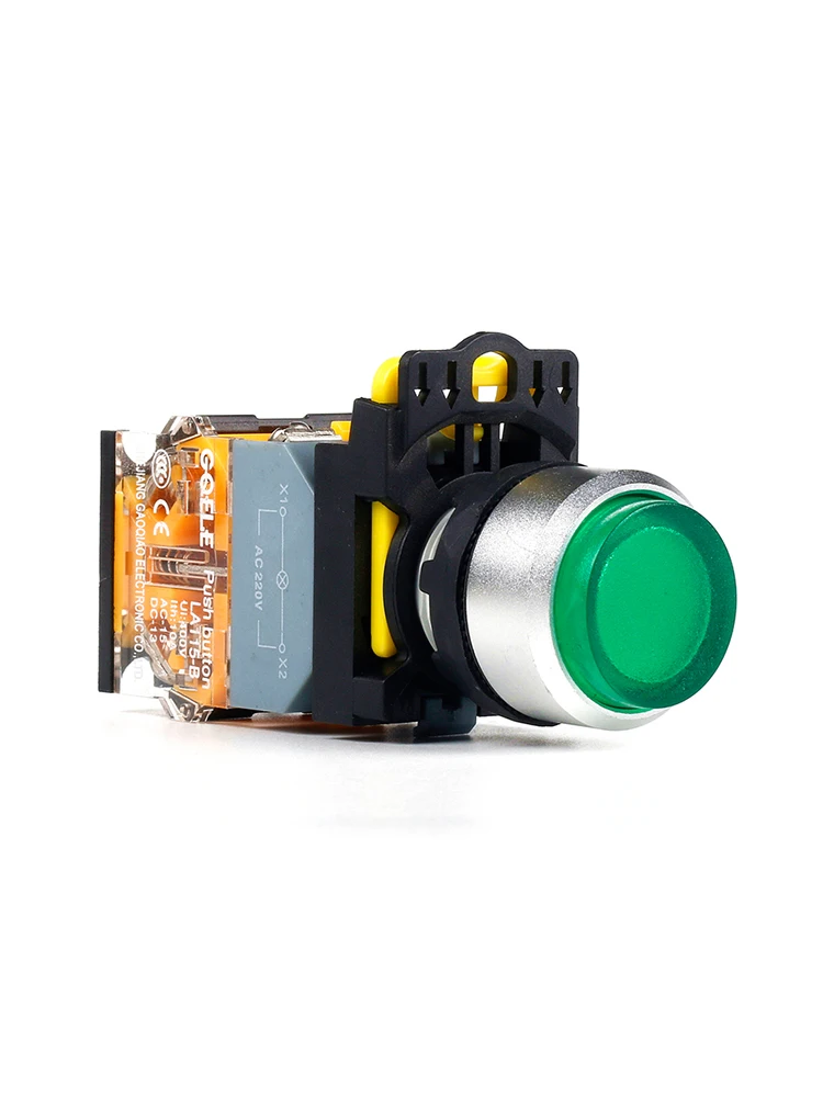 

5 PCS Push button switch Extended button LED Momentary Waterproof IP65 1NC 1NO+1NC 2NC LA115-B8-11HD-G31