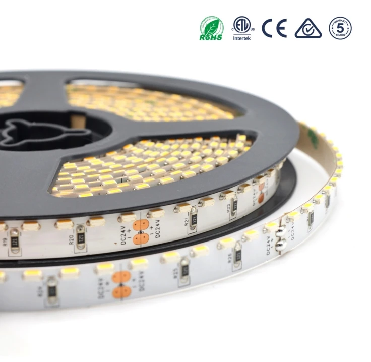 Гибкая СВЕТОДИОДНАЯ лента SMD 3014 постоянный ток 12/24 в 16 Вт 156led белый/теплый