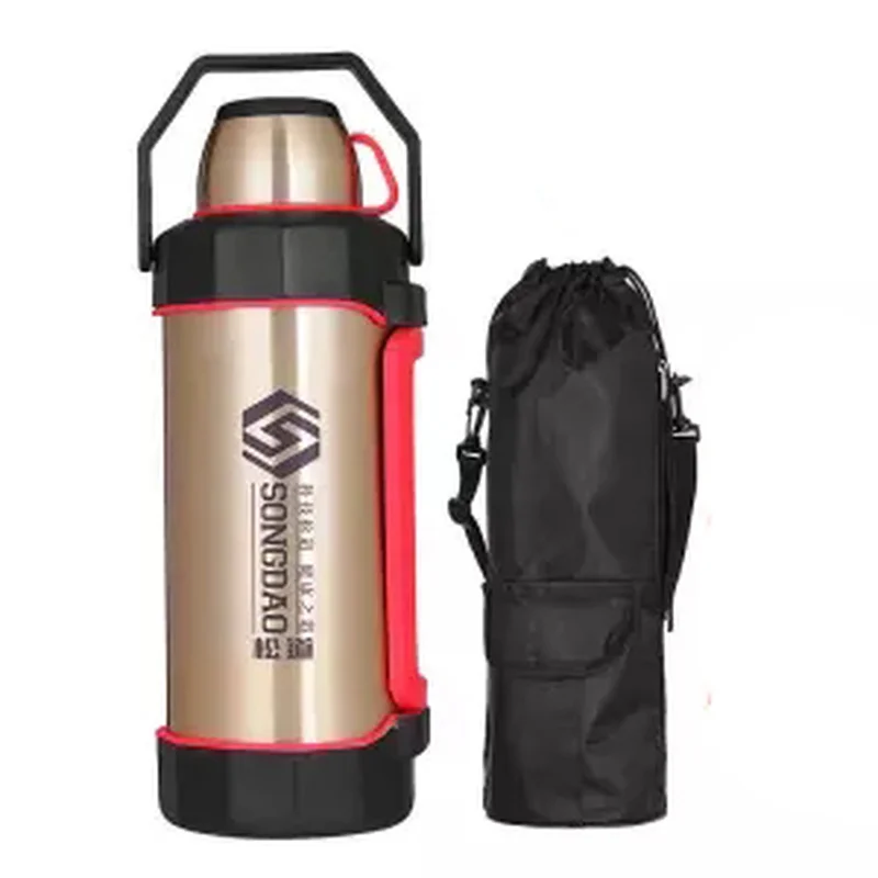 

Thermos Pot Outdoor Large Capacity Stainless Steel Thermos Mug Male Car Travel Pot Household Large Thermos 2L-4L Thermos Bottle