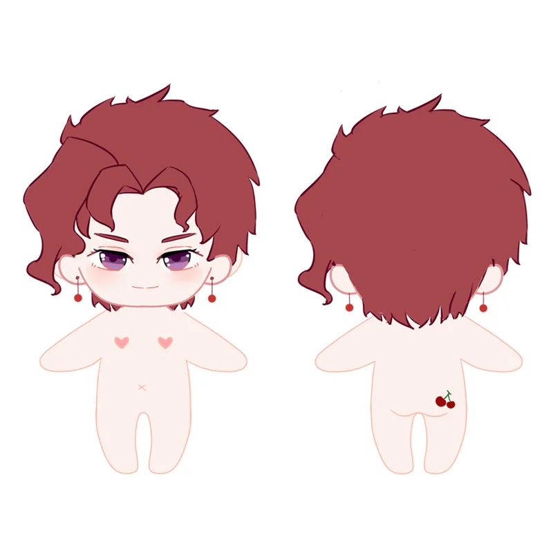 

Anime JoJo's Bizarre Adventure Kakyoin Noriaki Cosplay Cute Plush Stuffed Change Dolls Toy 20cm Plushie Doll Xmas Birthday Gift