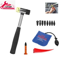 paintless dent repair hail removal tools kit 8heads tap down hammer knock down rubber hammer for car body remove dent
