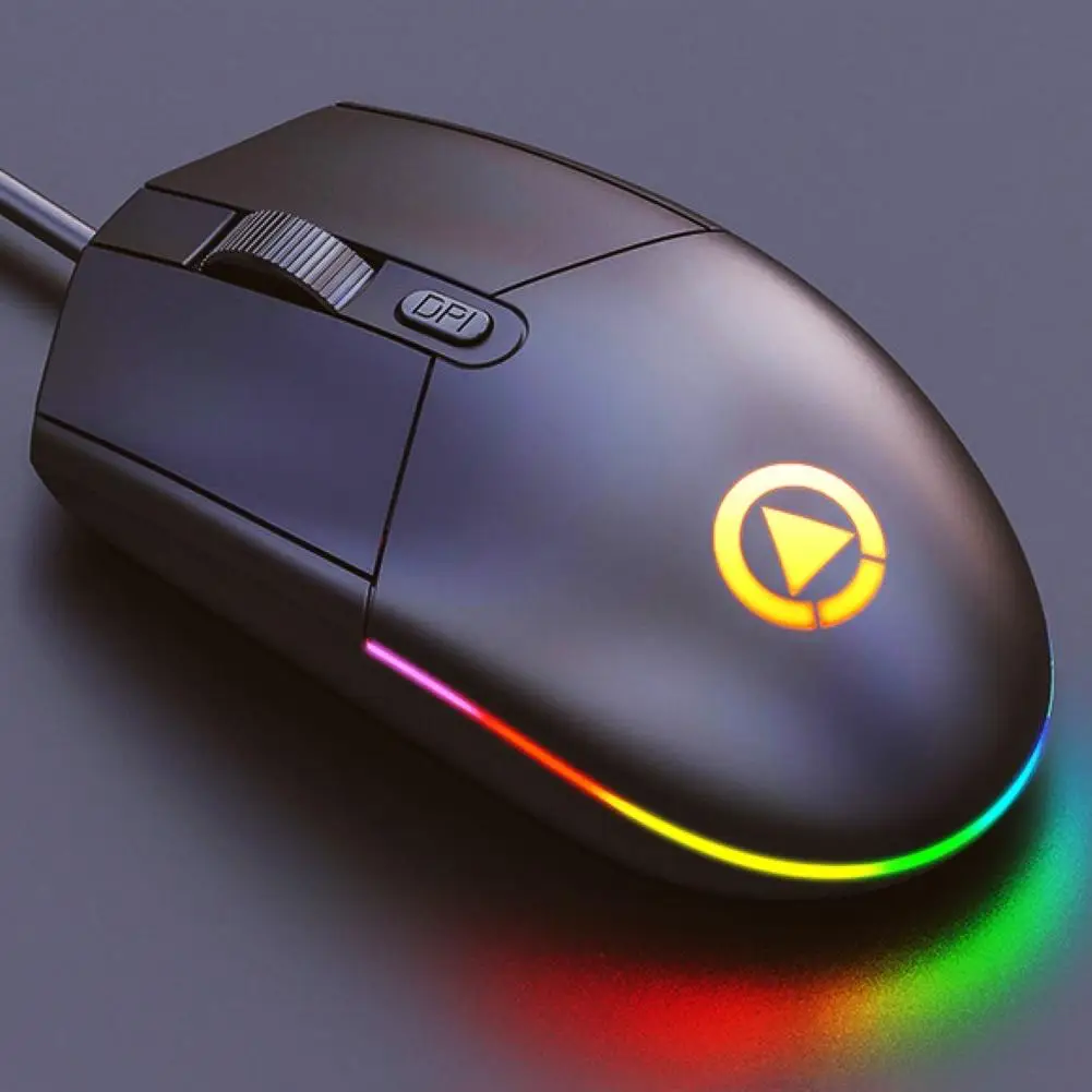 Color LED Adjustable DPI USB Wired Mice Silent Gaming Mouse for Laptop Computer | Компьютеры и офис