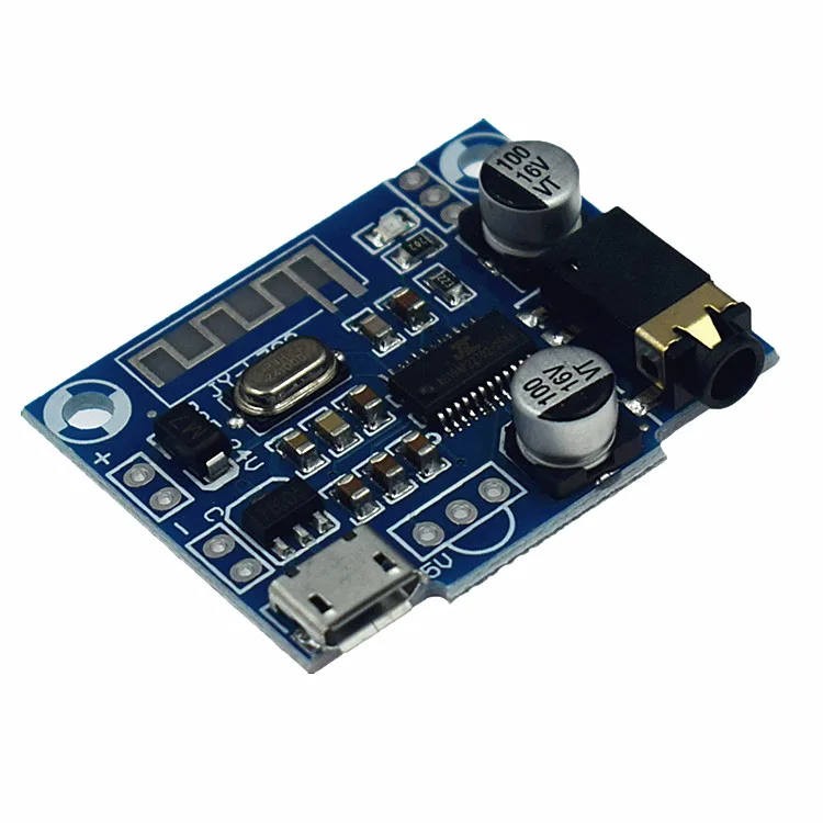 

2pcs a lot Bluetooth 5.0 audio receiver module MP3 Bluetooth decoder board car speaker audio amplifier modification DIY