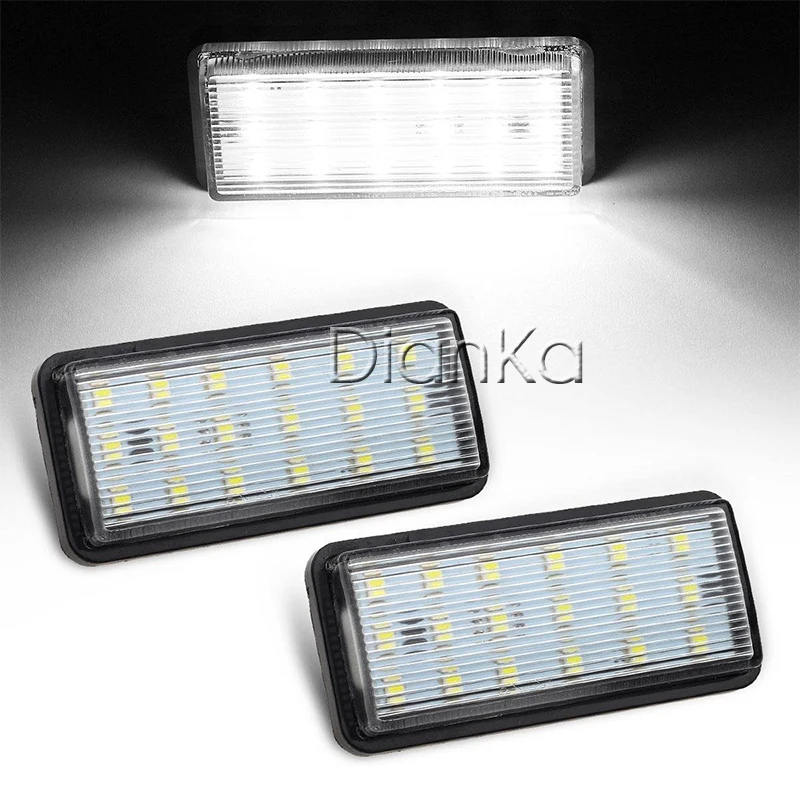 Автомобильный светодиодный номерной знак 12 В Белый SMD для Toyota Land Cruiser Prado Reiz 4D Mark X
