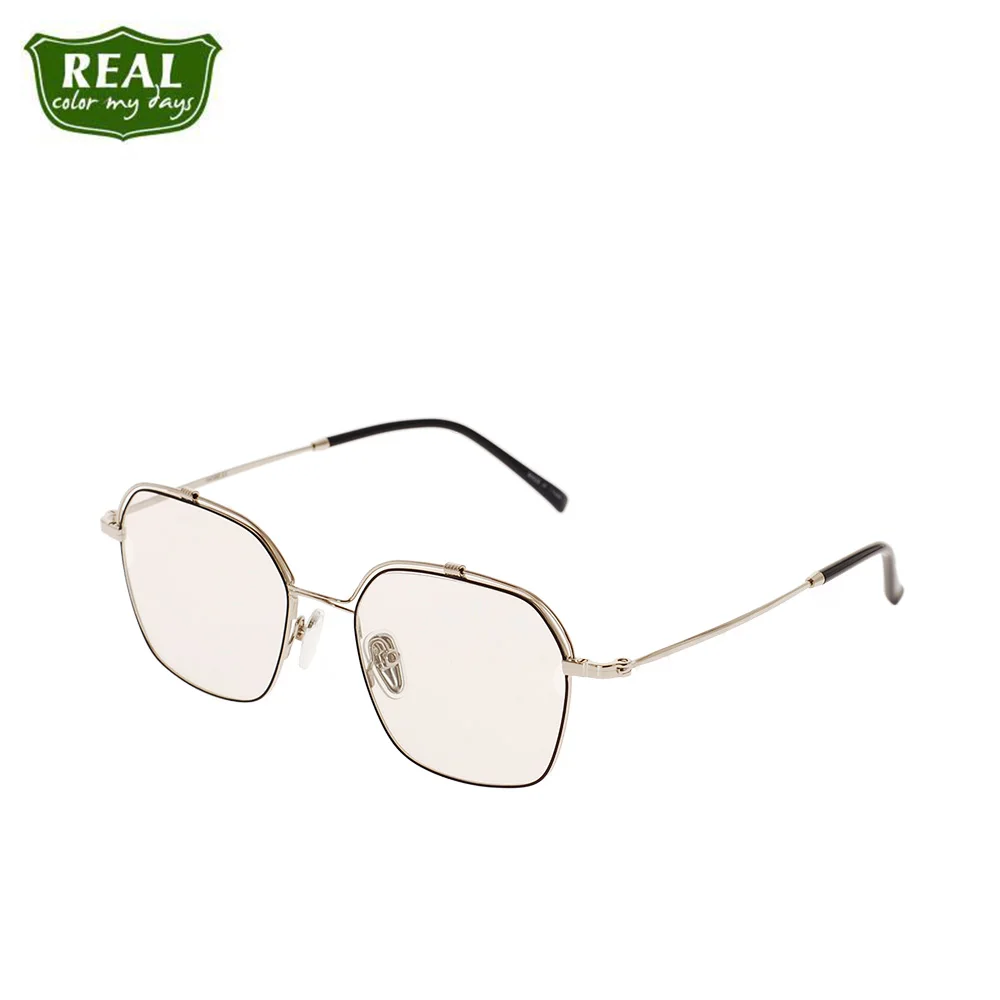 Настоящая Мода 2019 Тонкая оправа металлическая для очков полигон мужчин и женщин