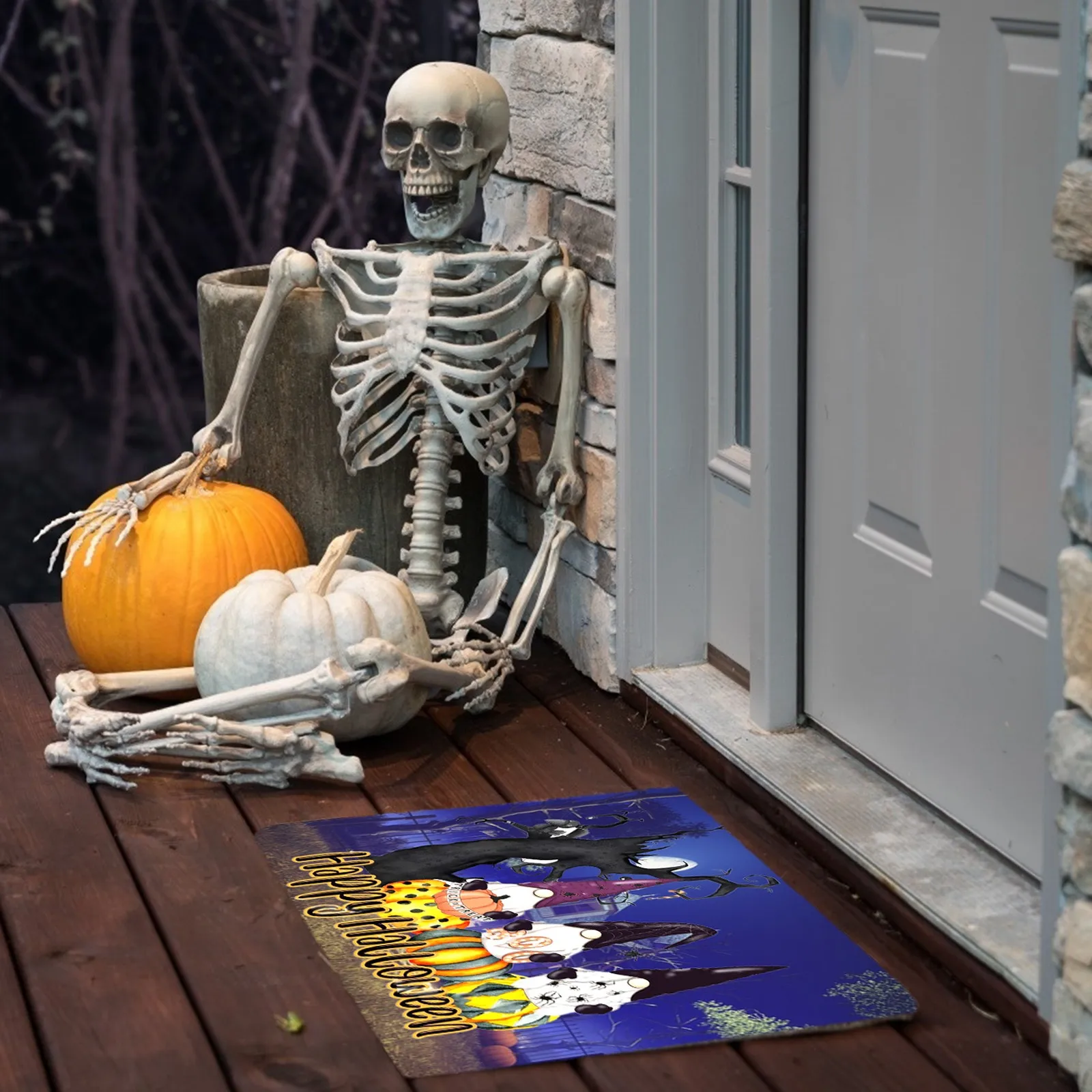 

Настенный Коврик в виде призрака на Хэллоуин, домашний коврик, прямоугольный напольный коврик, мягкий абсорбирующий коврик для ванной, вече...