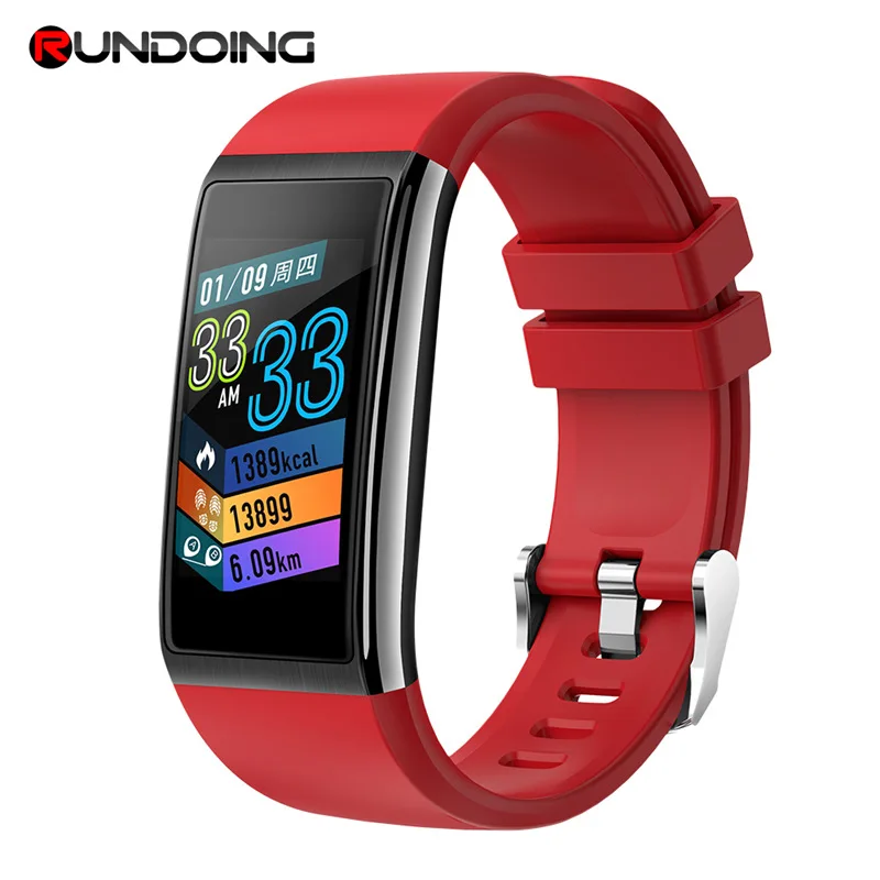 RUNDOING NY06 умный Браслет кровяное давление монитор сердечного ритма Спорт Smartband для