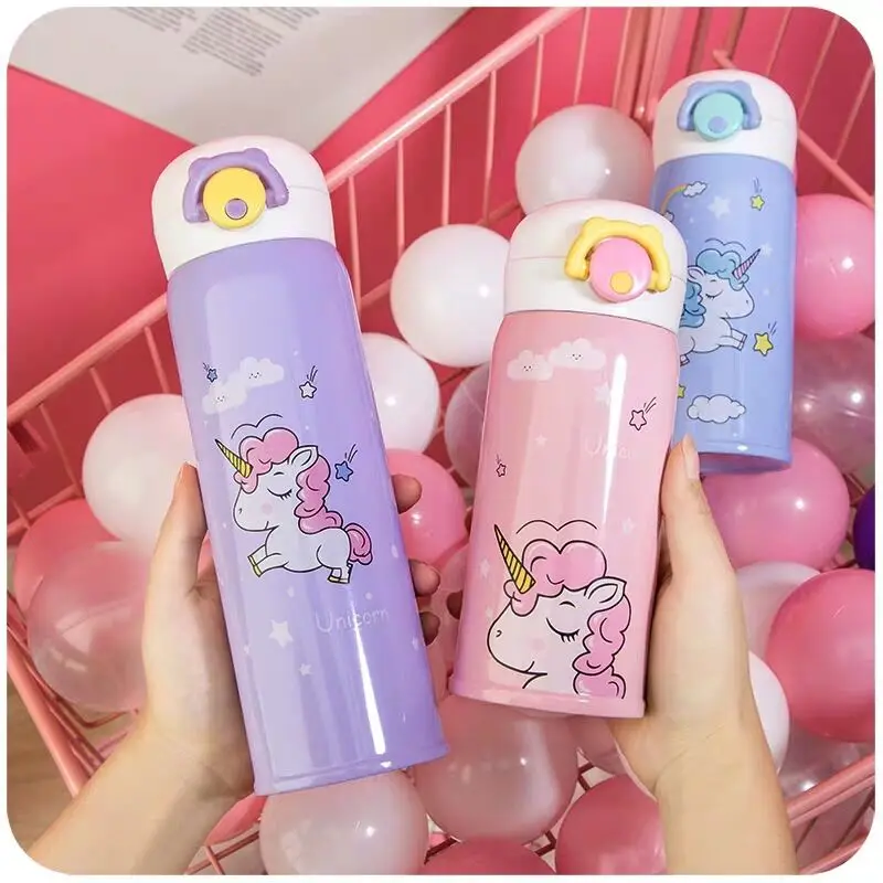 SUPNIU Новый Единорог кружка с ситечком термо термос Милая кофейная чашка из