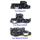 5 шт.лот, для Moto G 5 гg Power  E7 E 2020для Moto One Fusion Plus, USB-разъем для зарядки, док-станция, разъем, порт, гибкий кабель
