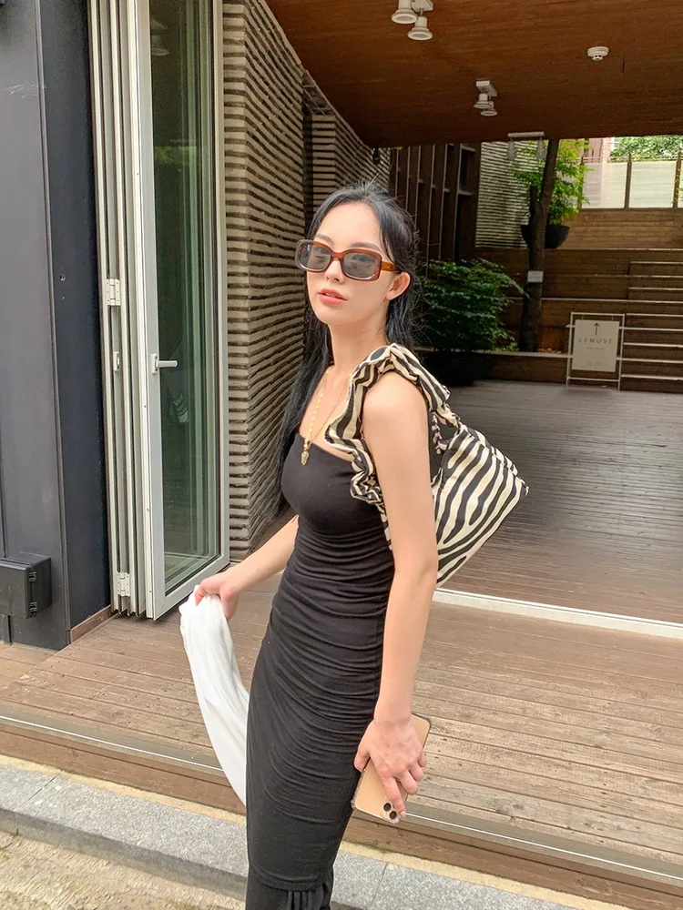 

Vintage Zebra Pattern Ladies Hobos Shoulder Bag Simple Stripe Women Small Clutch Purses Handbags Elegant Women Underarm Bags
