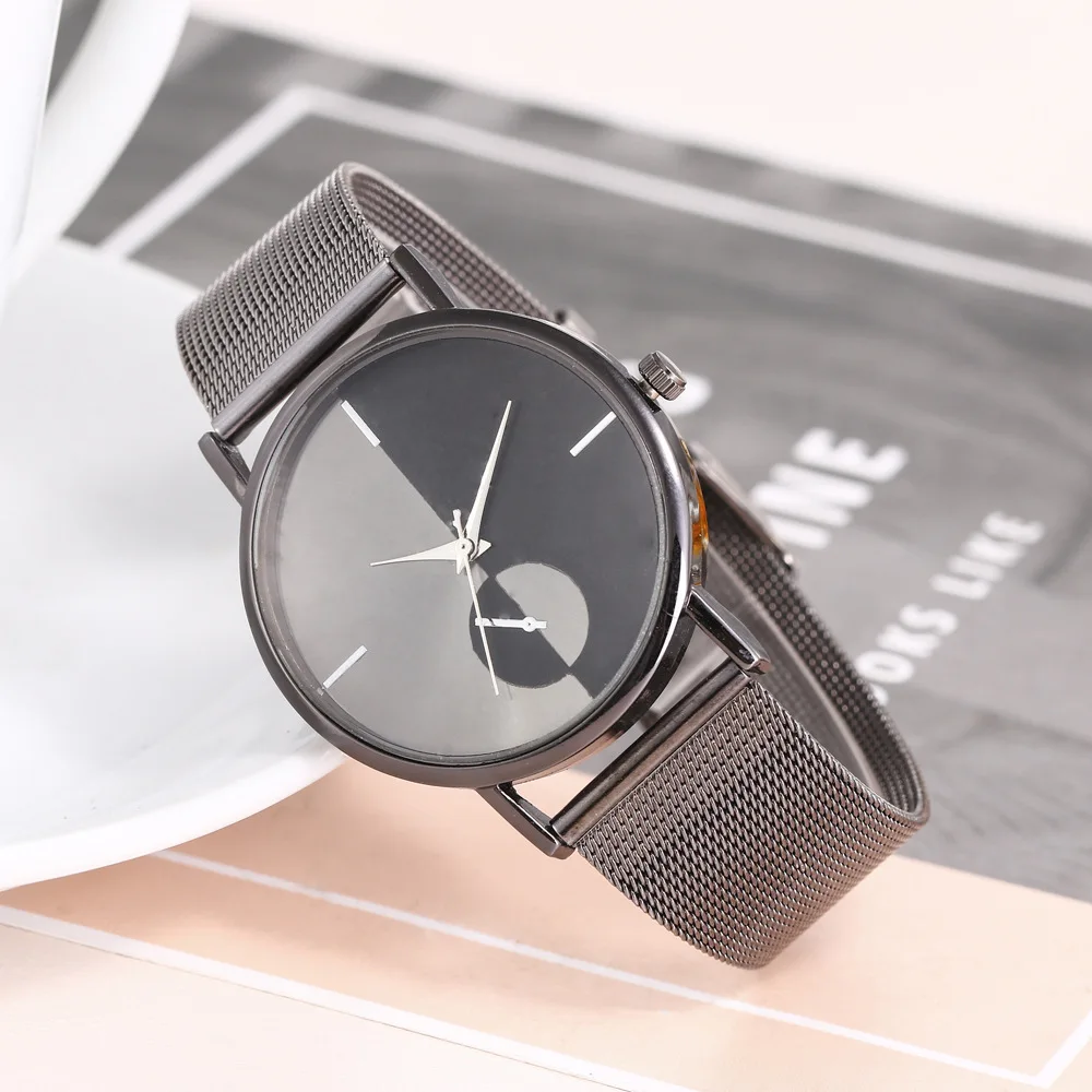 

Simple Scale Quartz Watch Alloy Mesh Belt Men And Women The Same Casual Watch 2021 New Fashion Watch Simple Watch Stop Watch
