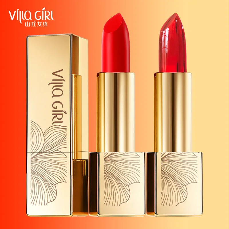 

Увлажняющая губная помада для макияжа, меняющая цвет, Желейная теплая губная помада