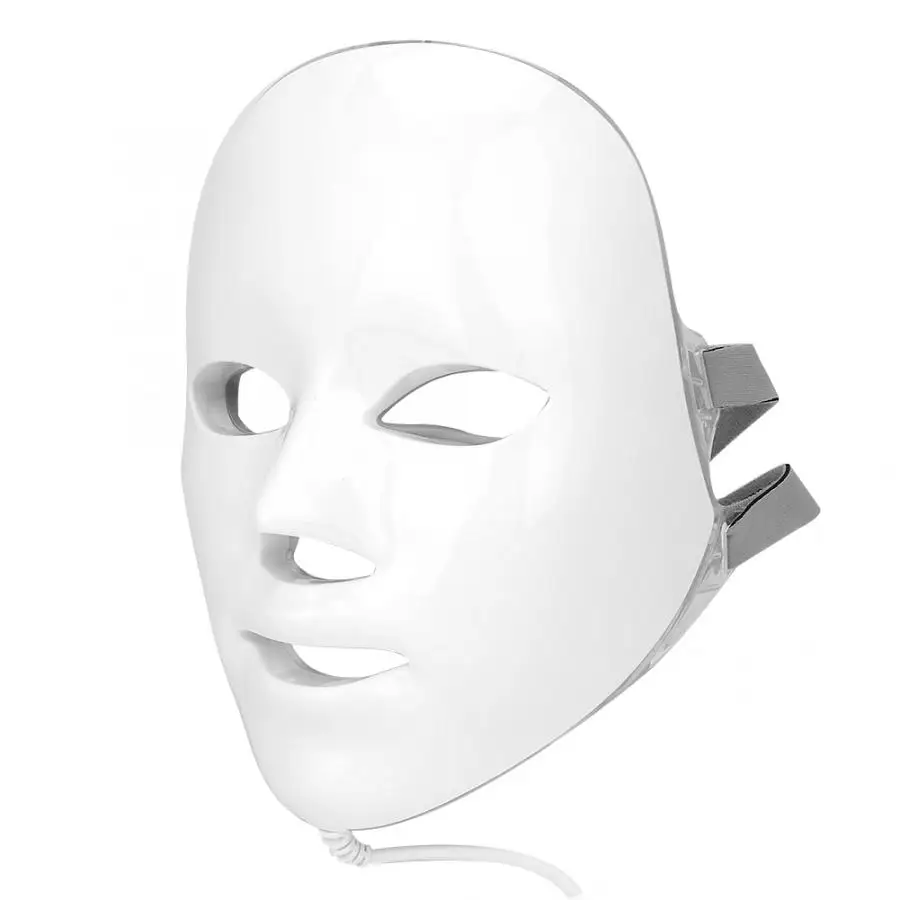 7 цветов светодиодный фотоновая маска для лица терапия свет Удаление прыщей