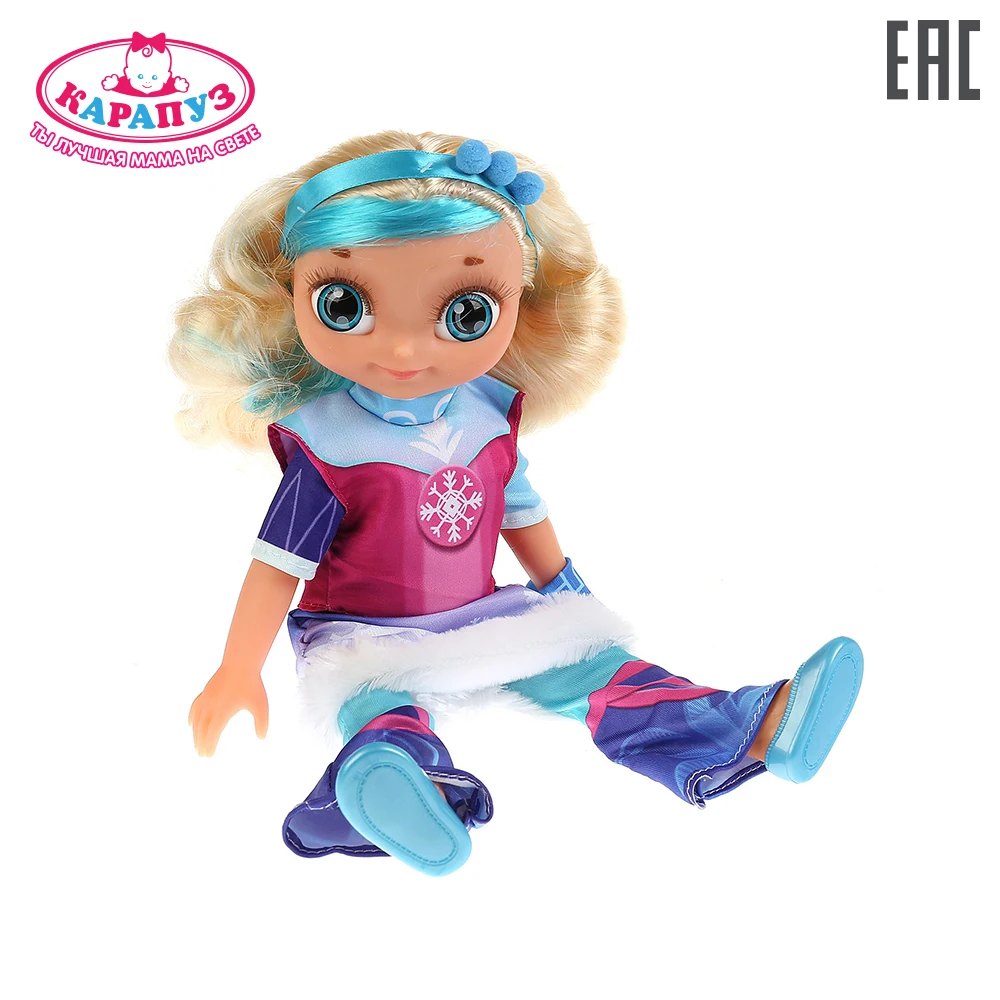 Кукла Карапуз озвученная Сказочный патруль Снежка 32 см. мэджик 15 песен и фразв