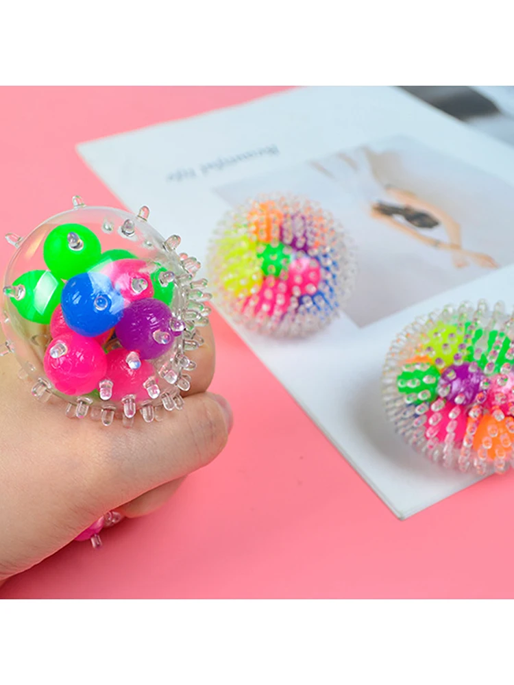 

Stress Relief Squeezing Balls Anti-Stress Squishies Balls With Water Beads For Alleviating Tension Anxiety Improving Toys #30