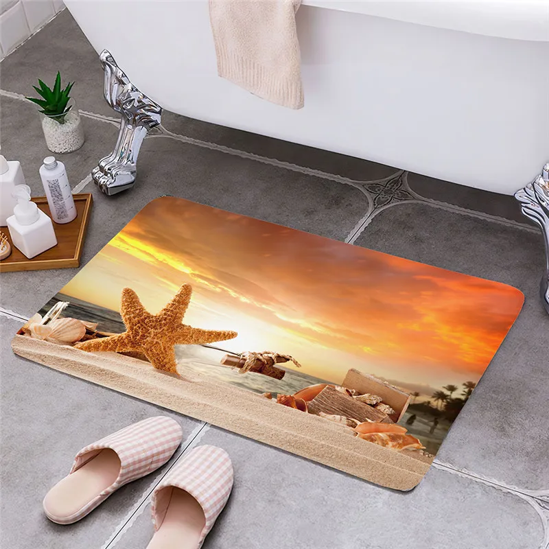 Кокосовое дерево входная дверь коврик дверной нескользящий для ног домашний