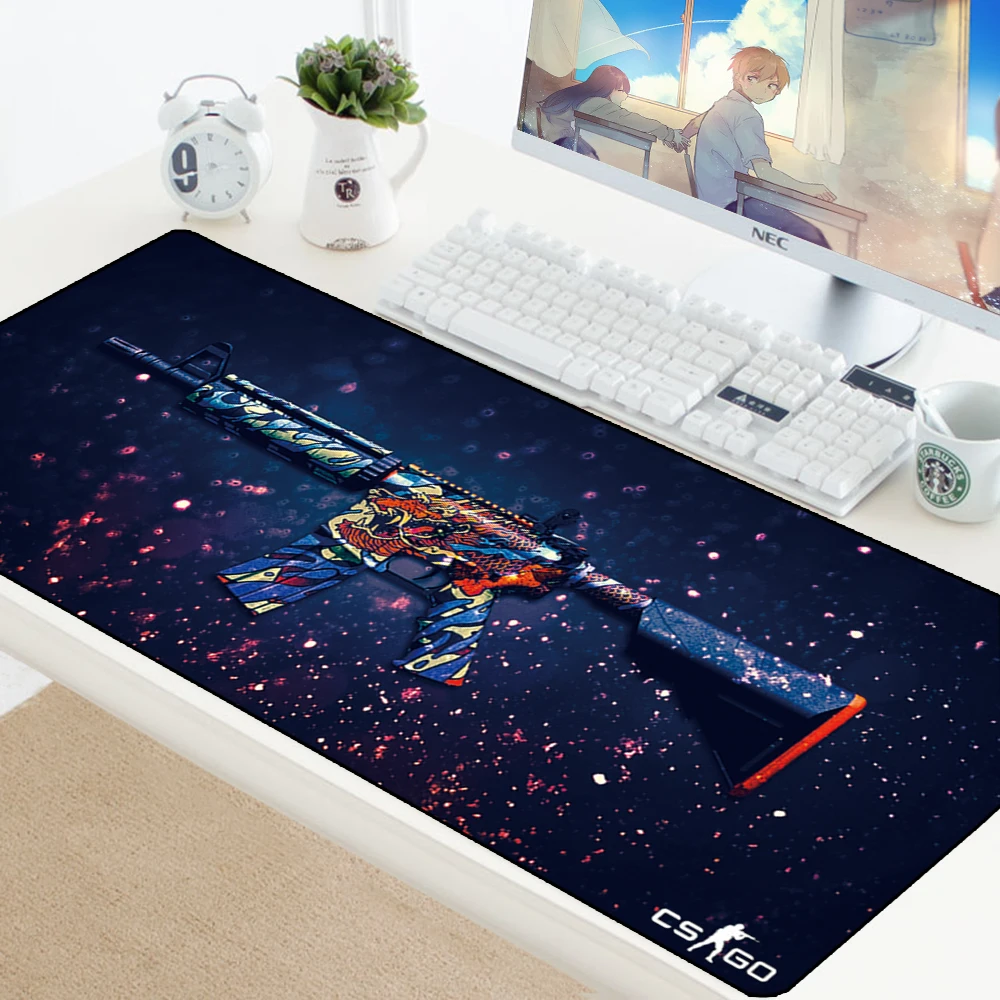 Игровой коврик для мыши CSGO с запирающимся краем, геймер XL, большой игровой резиновый коврик для мыши CS GO, коврик для клавиатуры CSGO, компьютерный коврик для ouija board