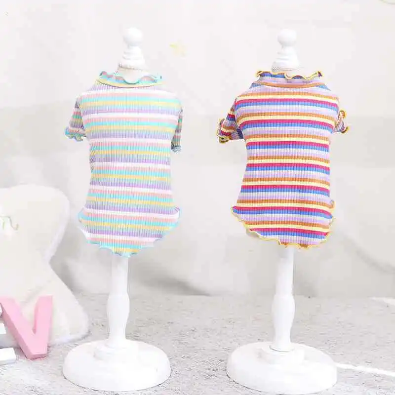 Одежда для щенков рубашка кошек одежда собак пудель домашних животных свитер