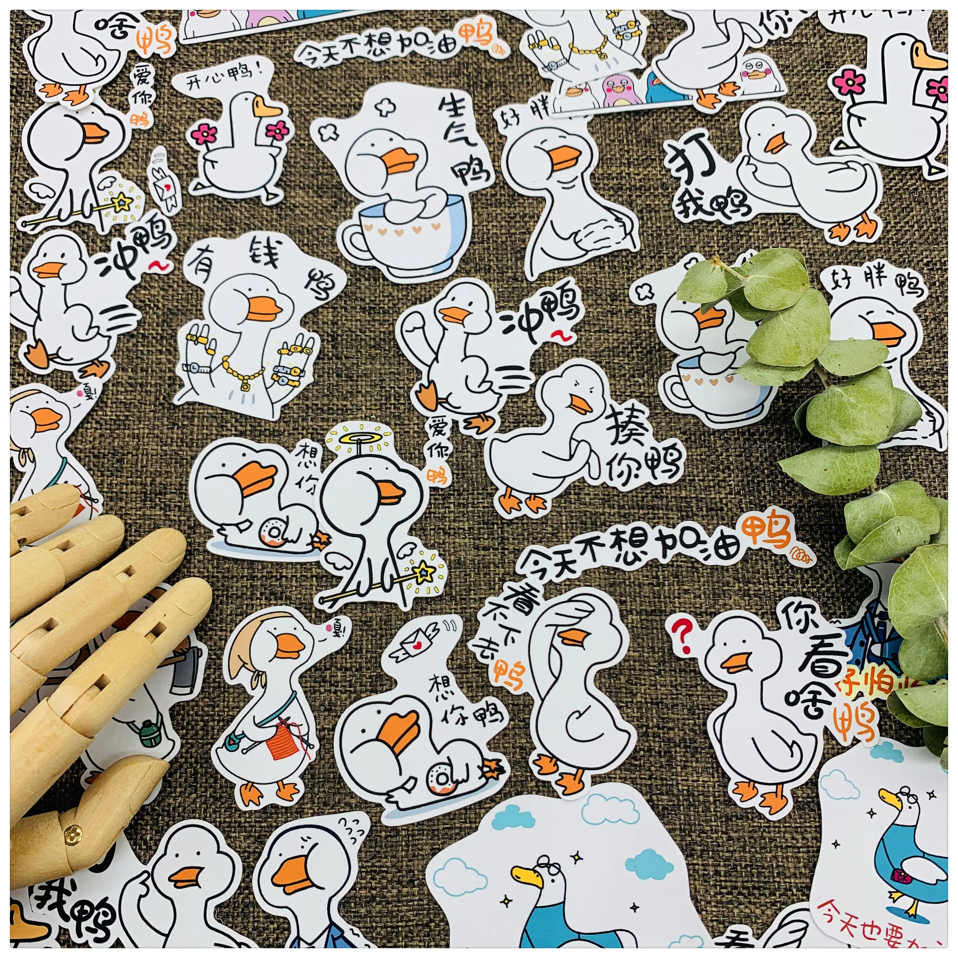 35 шт kawaii стикер пакет милая утка s канцелярская наклейка спасибо Скрапбукинг