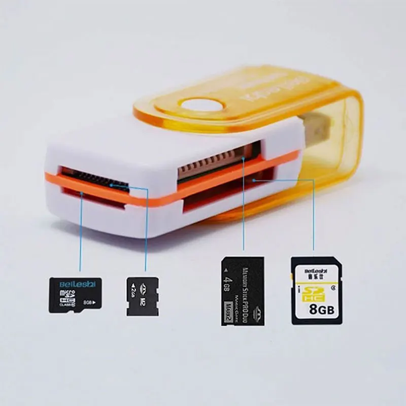 

Устройство чтения карт памяти USB 2,0, вращающееся, совместимо с Windows/XP/Vista