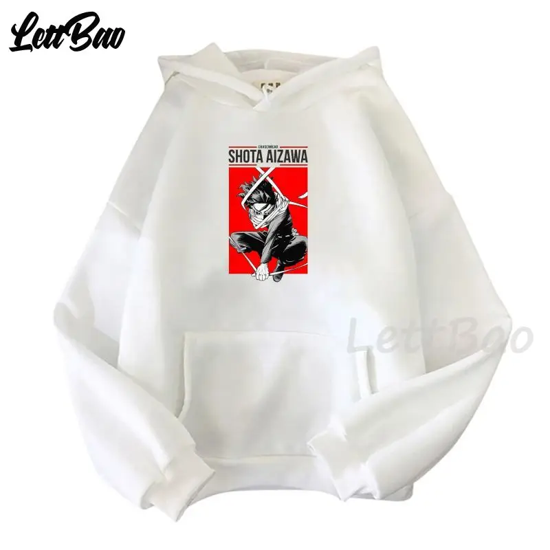 

Толстовка С Карманами My Hero академия, в японском стиле, Повседневный пуловер большого размера, Топ с длинным рукавом, теплая флисовая толстов...