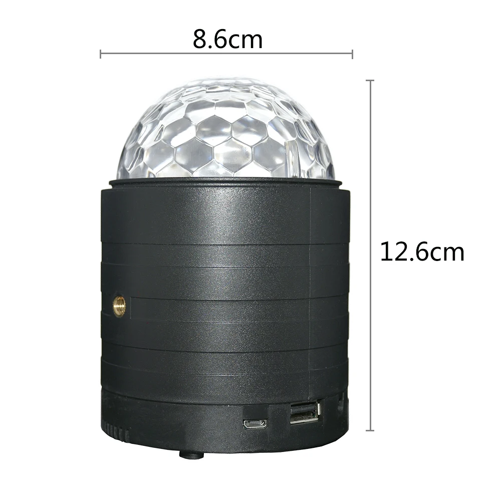 

Sound Activated Disco Ball LED Stage Lights USB Bluetooth RGB Laser Projector Effect Lamp Music Holiday Party Supplies Kids Gift