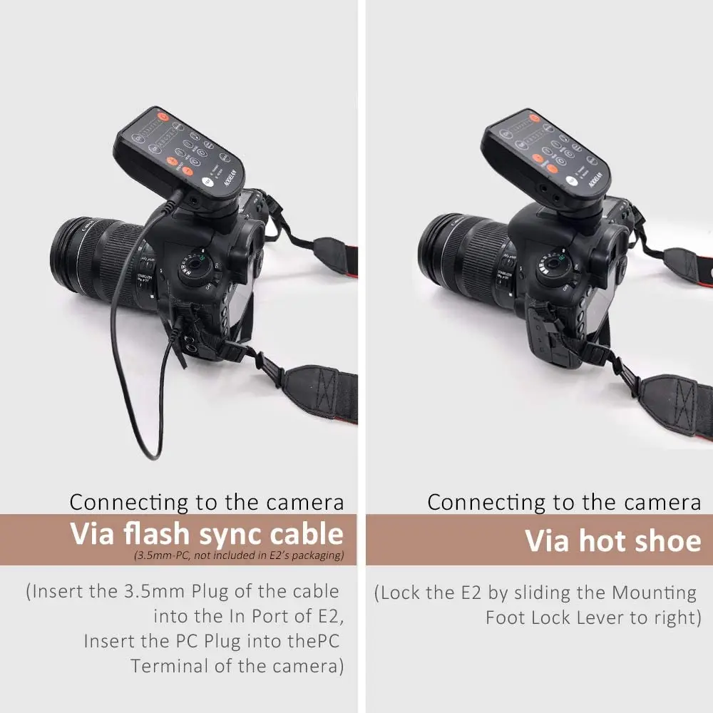 Беспроводной триггер для вспышки AODELAN E2 E4 работает с Profoto A1 B2 B10 D2 Canon Nikon Sony Pentax