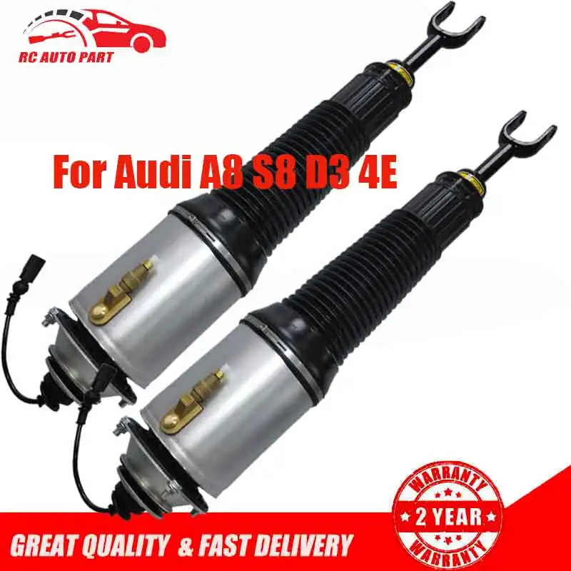 

1PC Front Air Suspension Shock absorber Air Strut For Audi A8 S8 D3 4E 4E0616040AF 4E0616039AF 4E0 616 040 AF 4E0 616 039 AF