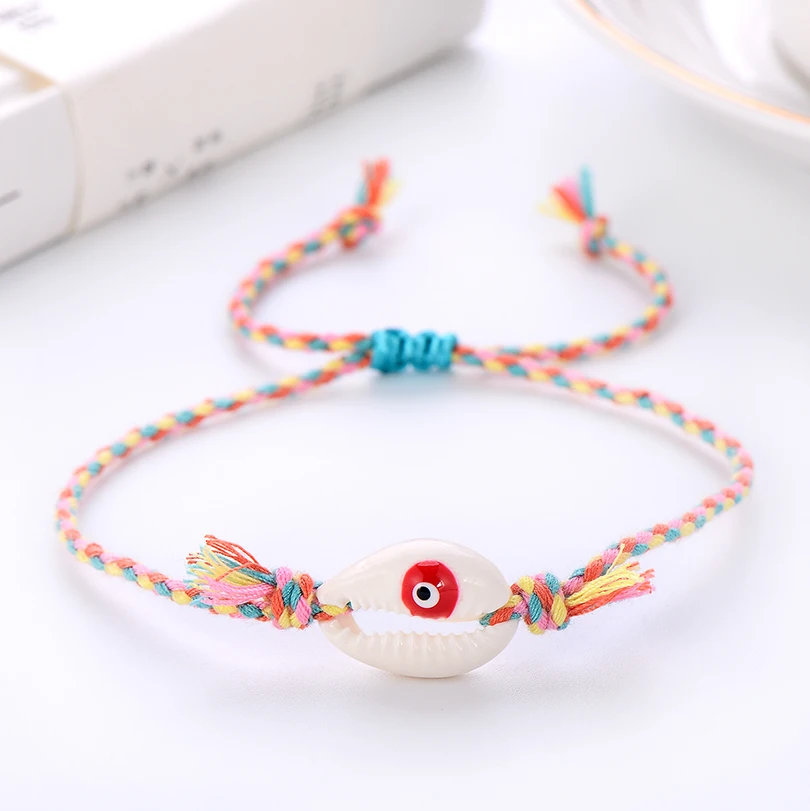 Богемные многоцветные браслеты из заплетенной кожи и для женщин мужчин ручная