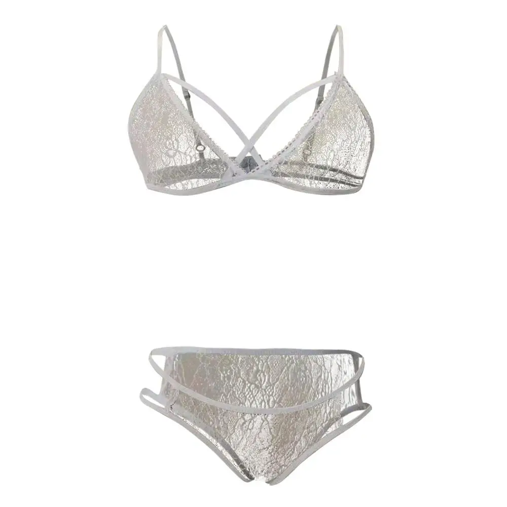 Женский сексуальный комплект нижнего белья кружевной бюстгальтер спандекс