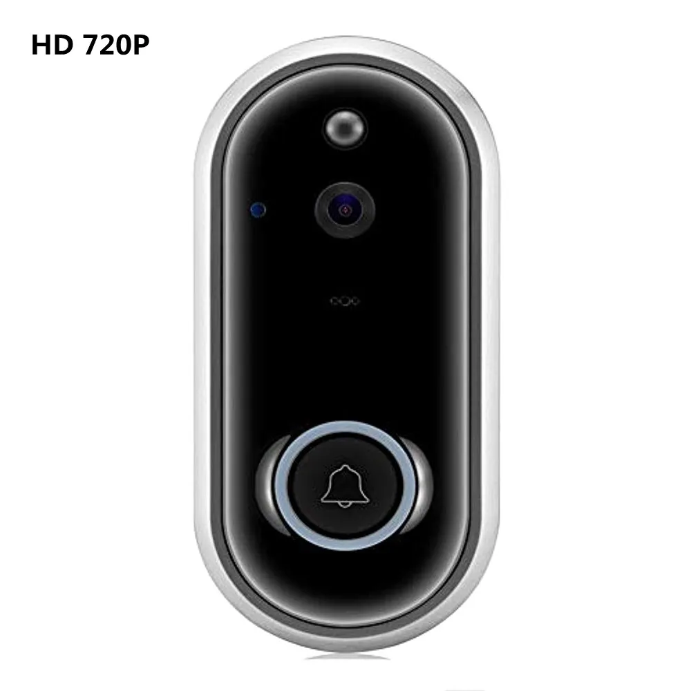 720P Беспроводной WiFi видео дверной звонок камера IP Кольцо Дверной звонок приложение дистанционное управление iOS Android Питание от батареи 1080/720P Прямая поставка - Цвет: 720P