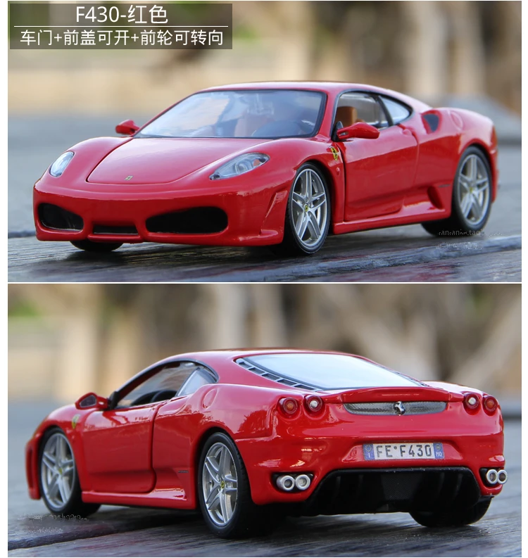 Bburago 1:24 Ferrari 599GTO модель автомобиля литье под давлением Металлическая Модель Детская игрушка бойфренд подарок имитация сплава автомобиль коллекция