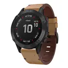 26 мм быстросъемный кожаный браслет для наручных часов для Garmin Fenix 6X  Fenix 6Xpro  Fenix 3 3 HR смарт- ремешок для наручных часов Easyfit