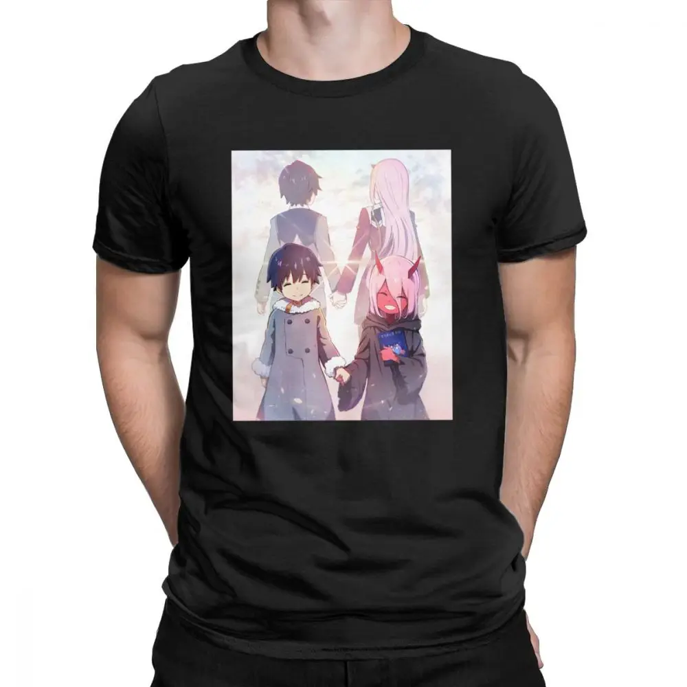 Darling в Franxx ноль два Хиро футболки с персонажами из аниме футболка для