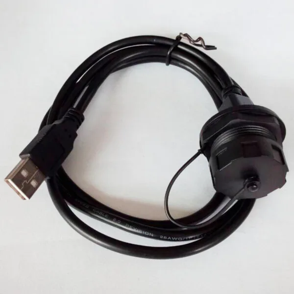 USB 2 0 водонепроницаемый разъем IP67 IP 67 Удлинительный кабель с разъемом USB2.0 1 м 3 фута