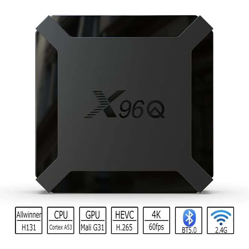 

X96q Tv Box Android 10 2.4G Wifi Allwinner H313 Quad Core 8GB 16GB Android Tv Box Media Player 4K Smart Set Top Box Dropshipping