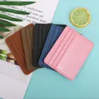 THINKTHENDO держатель для карт тонкий чехол для банковских кредитных карт, удостоверений личности, монет, сумка, кошелек, органайзер для женщин и мужчин, тонкий кошелек для визиток