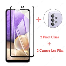 2PCS Glass for Samsung Galaxy A32 Tempered Glass for Samsung A32 A02s A02 A12 A52 A41 A31 A21s A01 Core Film Screen Protector