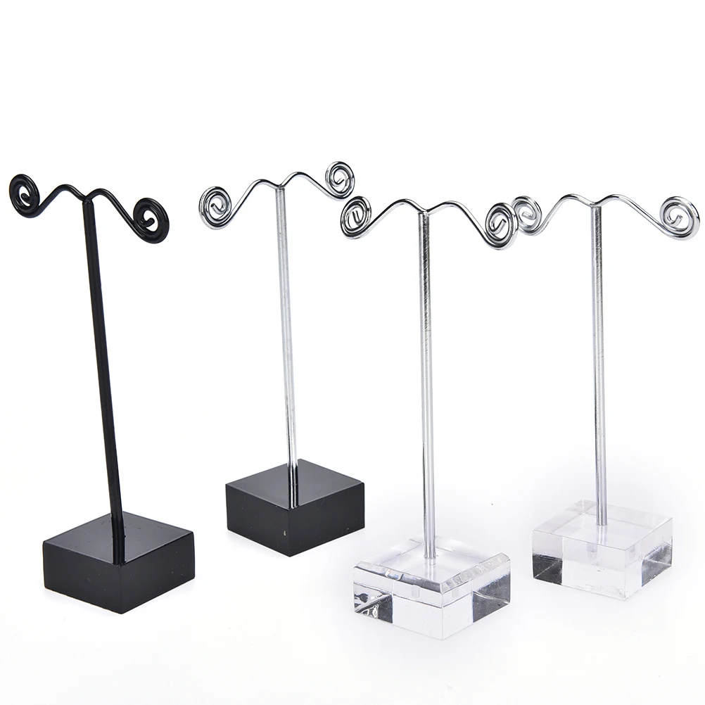 

High Quality Acrylic Metal Tree Earring Necklace Jewelry Display Stand Rack Holder 1Pc