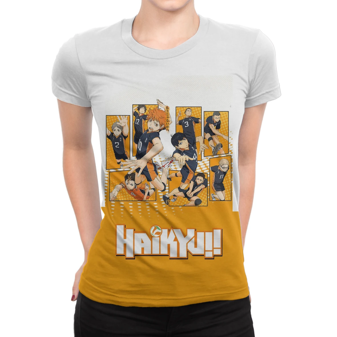 

New Anime Haikyu 3d Print Summer 2021 Cool Hip-Hop T-shirt Women T Shirt Harajuku Female Clothes 2021 Oversized T-shirts Tops