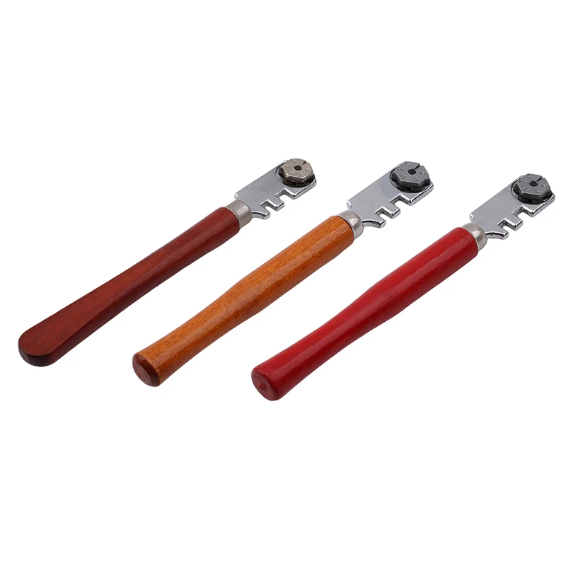 Многофункциональный портативный шестиколесный резак для стекла с круглой