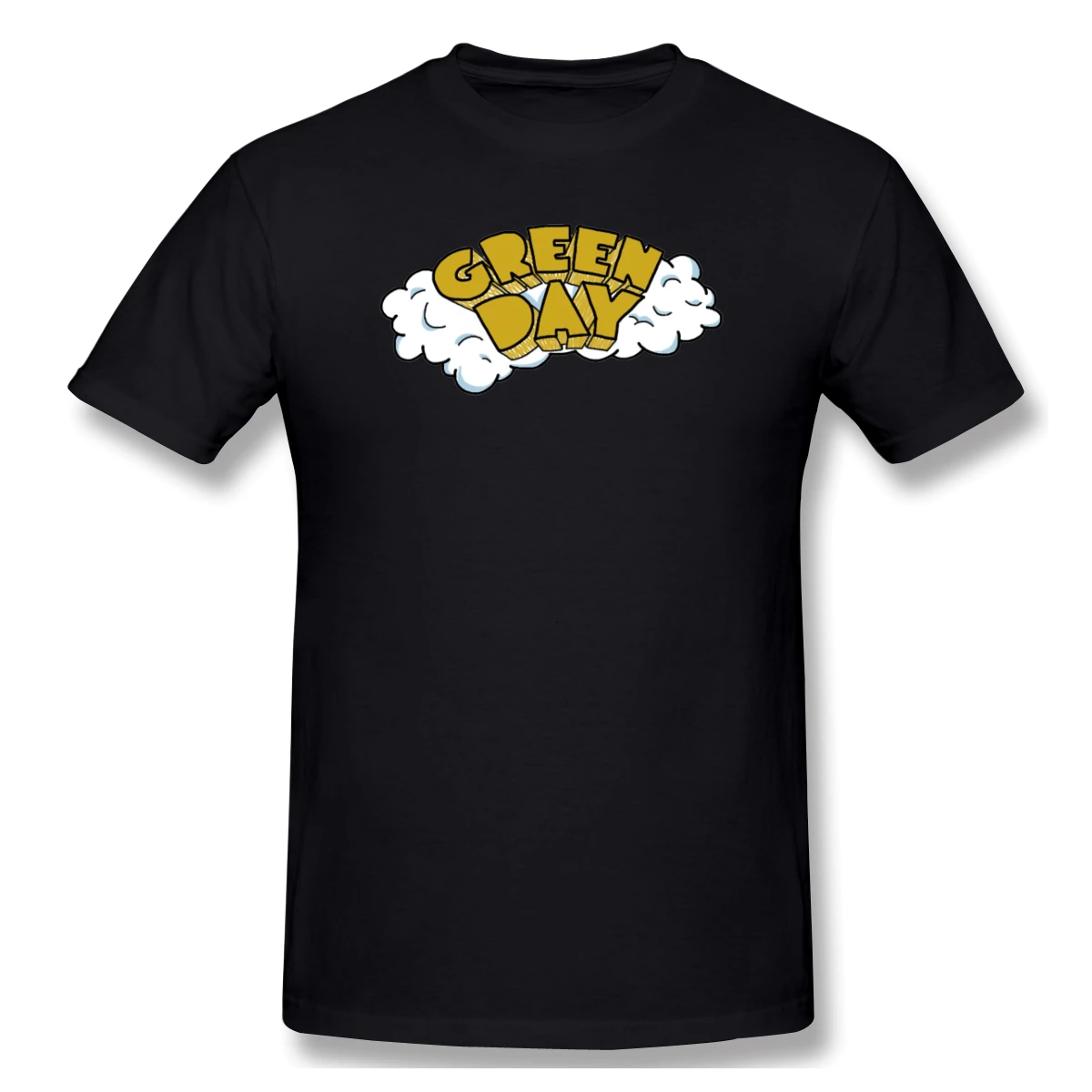 Футболка Dookie Мужская базовая с коротким рукавом зеленый днем смешная рубашка