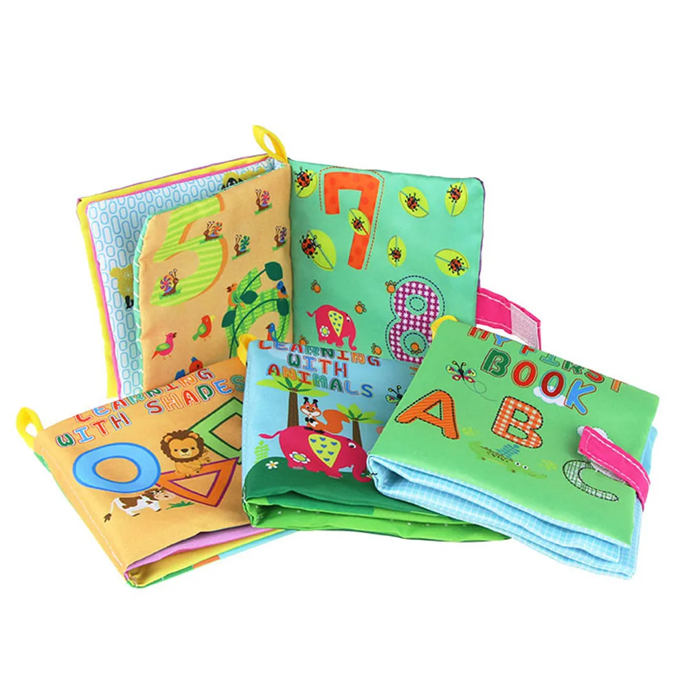 Новые игрушки для малышей 0 12 месяцев развивающая интеллект тканевая книга