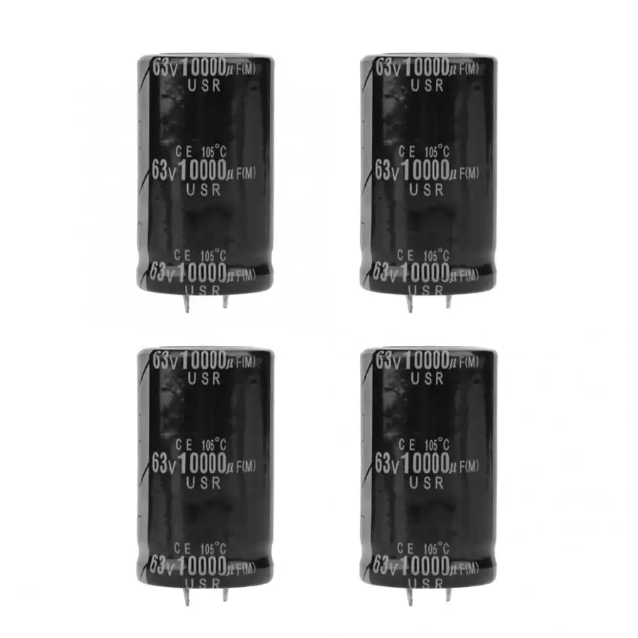 Электролитический конденсатор 10000 мкФ 63 в 4 шт. электронный компонент блок