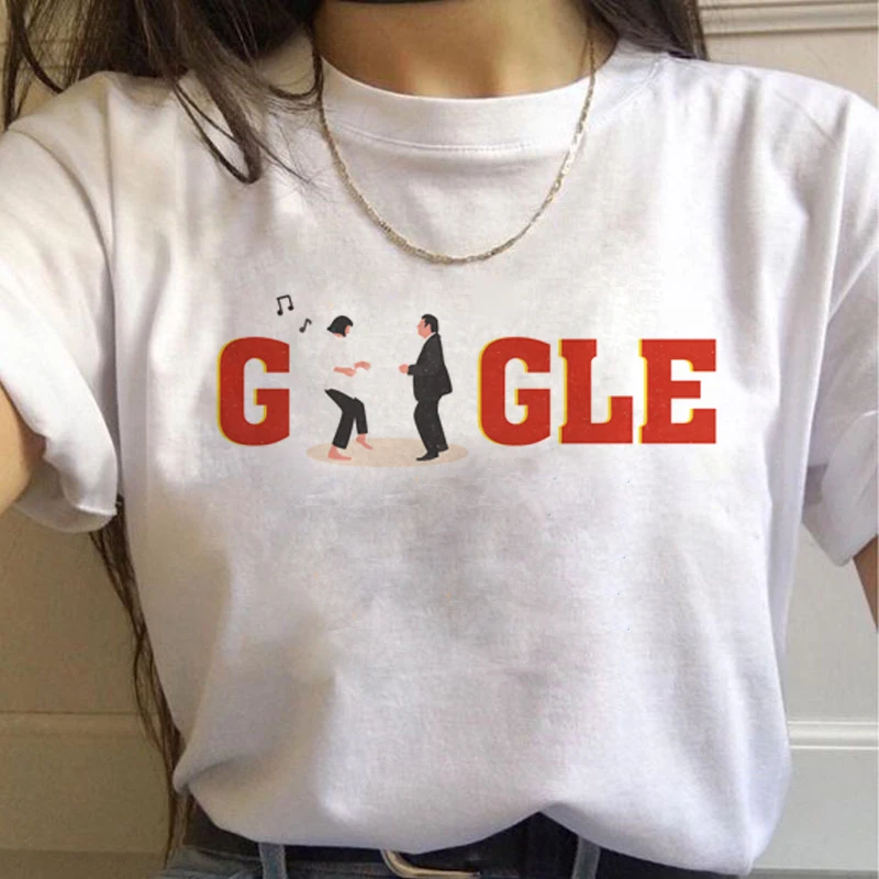 Забавная женская футболка в стиле Харадзюку с принтом криминальной фантастики